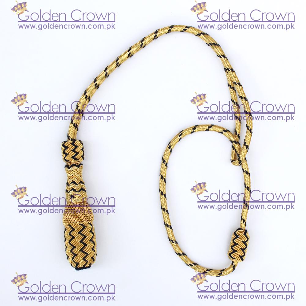 Product image - Military Sword Knot, Military Sword Knot Supplier, Sword Knot Supplier, Officers Sword Knot, Militaria swords knots, French Military Sword Knots, Sword Knot, Sword Knot Supplier and Manufacturer,https://goldencrown.com.pk/products/c1031_Military-Ceremonial-Uniforms-Accessories-Manufacture/c1057_Sword-Knots-Military-Sword-Knots-Military-Sword-Knot/i5850_Sword-KnotsRoyal-Navy-Sword-Knot.aspx